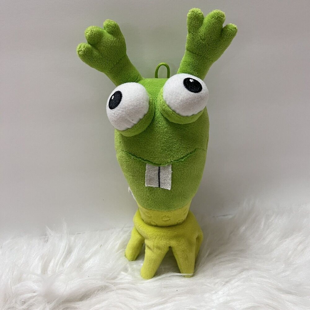 LUCK BUG Green 8” Stuffed Plush by Uncle Milton I Bug You Alien Monster